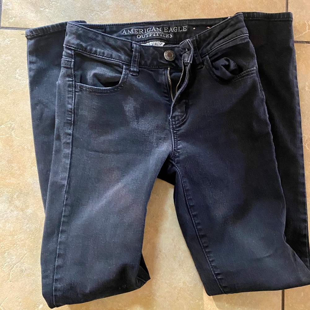 Super stretch skinny jeans ae